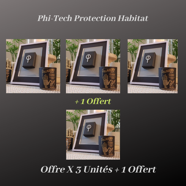 Phi-Tech Protection Habitat X 3 Unités +1 Offert